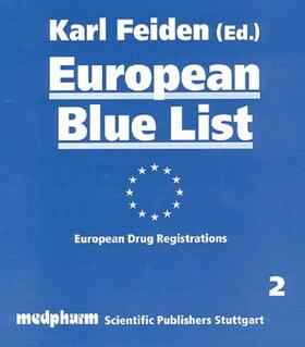 Feiden | European Blue List | Buch | 978-0-8493-0030-1 | sack.de