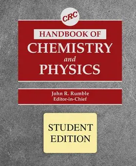 Haynes / Rumble |  CRC Handbook of Chemistry and Physics, Student Edition | Buch |  Sack Fachmedien