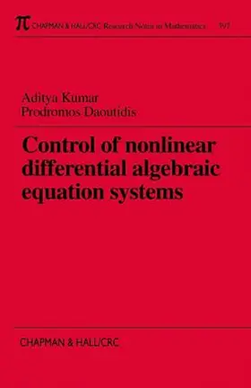 Kumar |  Control of Nonlinear Differential Algebraic Equation Systems with Applications to Chemical Processes | Buch |  Sack Fachmedien