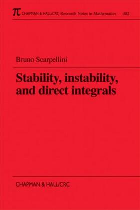 Scarpellini |  Stability, Instability, and Direct Integrals | Buch |  Sack Fachmedien