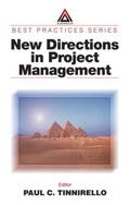 Tinnirello |  New Directions in Project Management | Buch |  Sack Fachmedien