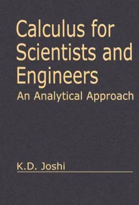 Joshi |  Calculus for Scientists and Engineers | Buch |  Sack Fachmedien