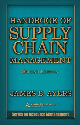 Ayers |  Handbook of Supply Chain Management | Buch |  Sack Fachmedien