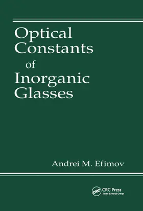 Efimov |  Optical Constants of Inorganic Glasses | Buch |  Sack Fachmedien