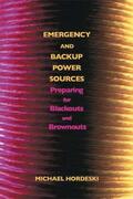 Hordeski |  Emergency and Backup Power Sources | Buch |  Sack Fachmedien