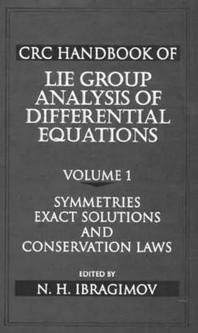 Ibragimov |  CRC Handbook of Lie Group Analysis of Differential Equations, Volume I | Buch |  Sack Fachmedien