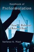 Niazi |  Handbook of Preformulation | Buch |  Sack Fachmedien