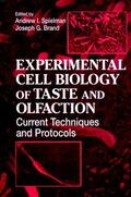 Spielman / Brand |  Experimental Cell Biology of Taste and Olfaction | Buch |  Sack Fachmedien