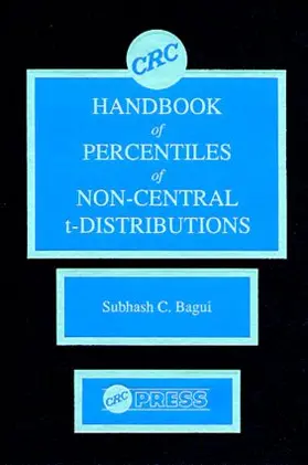 Bagui |  CRC Handbook of Percentiles of Non-Central t-Distributions | Buch |  Sack Fachmedien