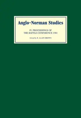 Brown |  Anglo-Norman Studies IV | Buch |  Sack Fachmedien