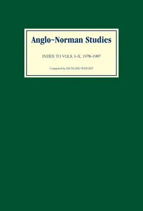 Wright |  Anglo-Norman Studies | Buch |  Sack Fachmedien
