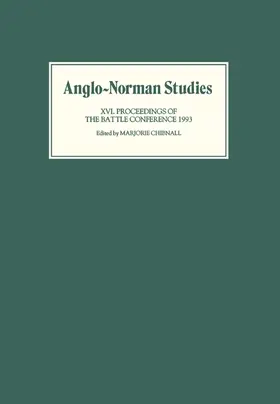 Chibnall | Anglo-Norman Studies XVI | Buch | 978-0-85115-366-7 | sack.de