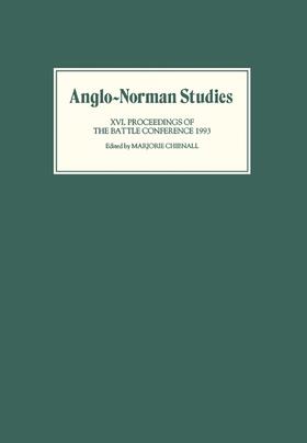 Chibnall | Anglo-Norman Studies XVI | Buch | 978-0-85115-366-7 | sack.de