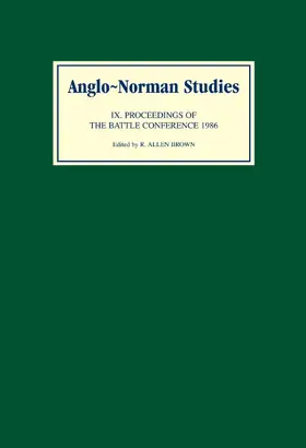 Brown |  Anglo-Norman Studies IX | Buch |  Sack Fachmedien
