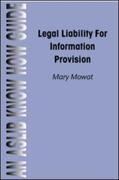 Mowat |  Legal Liability for Information Provision | Buch |  Sack Fachmedien