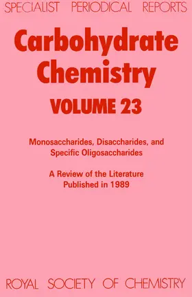 Ferrier |  Carbohydrate Chemistry | Buch |  Sack Fachmedien