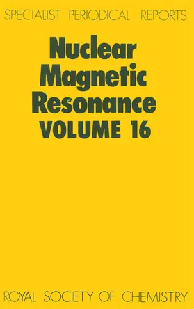 Webb |  Nuclear Magnetic Resonance, Vol 16 | Buch |  Sack Fachmedien