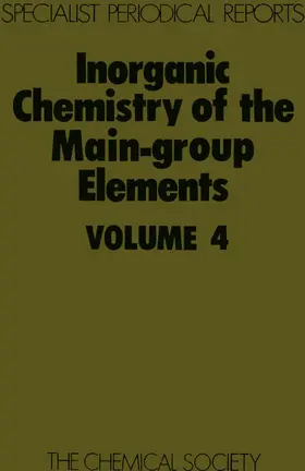 Addison |  Inorganic Chemistry of the Main-Group Elements | Buch |  Sack Fachmedien