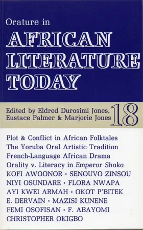 Jones / Palmer |  Alt 18 Orature in African Literature Today | Buch |  Sack Fachmedien