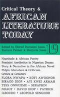 Jones / Palmer |  ALT 19 Critical Theory and African Literature Today | Buch |  Sack Fachmedien