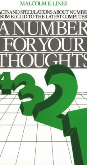 Lines M E |  A Number for your Thoughts | Buch |  Sack Fachmedien
