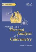 Haines |  Principles of Thermal Analysis and Calorimetry | Buch |  Sack Fachmedien