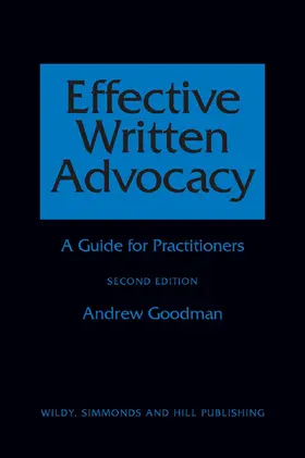 Goodman |  Effective Written Advocacy | Buch |  Sack Fachmedien