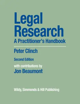 Clinch |  Legal Research | Buch |  Sack Fachmedien