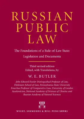 Butler |  Russian Public Law | Buch |  Sack Fachmedien