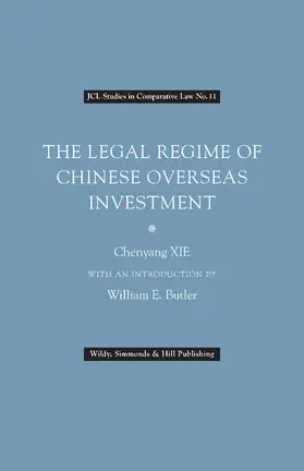 XAI |  The Legal Regime of Chinese Overseas Investment | Buch |  Sack Fachmedien
