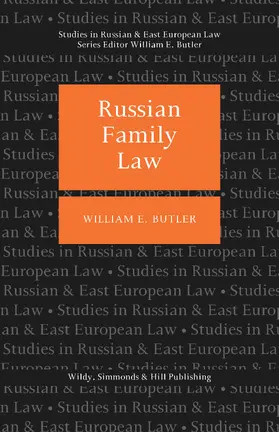 Butler |  Russian Family Law | Buch |  Sack Fachmedien