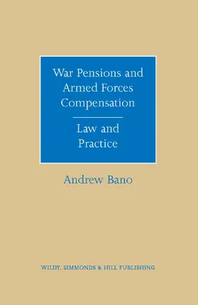 Bano |  War Pensions and Armed Forces Compensation | Buch |  Sack Fachmedien