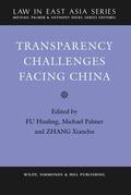Palmer / Hualing / Zhang |  Transparency Challenges Facing China | Buch |  Sack Fachmedien