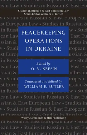 Kresin |  Peacekeeping Operations in Ukraine | Buch |  Sack Fachmedien