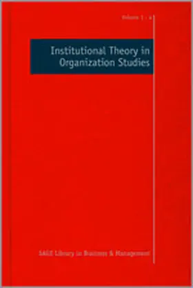 Sahlin-Andersson / Greenwood / Oliver |  Institutional Theory in Organization Studies | Buch |  Sack Fachmedien