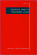 Greenwood / Sahlin-Andersson / Suddaby |  Institutional Theory in Organization Studies | Buch |  Sack Fachmedien