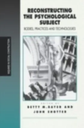 Shotter / Bayer |  Reconstructing the Psychological Subject | eBook | Sack Fachmedien