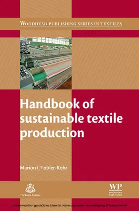 Tobler-Rohr | Handbook of Sustainable Textile Production | E-Book | www.sack.de