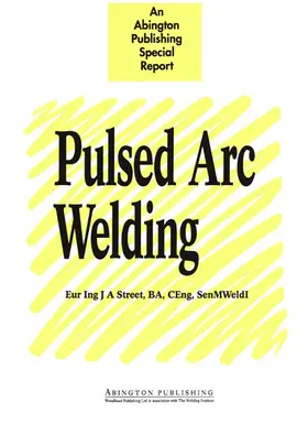 Street |  Pulsed Arc Welding | eBook | Sack Fachmedien