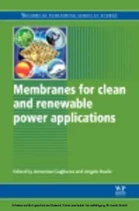Gugliuzza / Basile |  Membranes for Clean and Renewable Power Applications | eBook | Sack Fachmedien