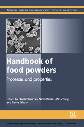 Bhandari / Bansal / Zhang |  Handbook of Food Powders | eBook | Sack Fachmedien
