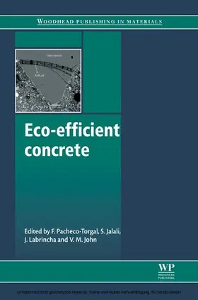 Pacheco-Torgal / Jalali / Labrincha |  Eco-Efficient Concrete | eBook | Sack Fachmedien