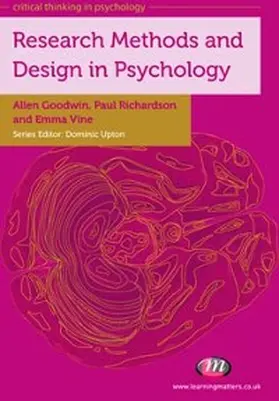 Richardson / Goodwin / Vine |  Research Methods and Design in Psychology | eBook | Sack Fachmedien