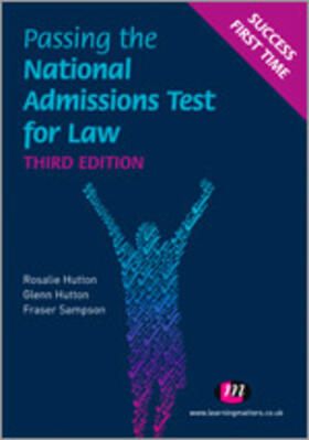 Sampson / Hutton | Passing the National Admissions Test for Law (LNAT) | Buch | 978-0-85725-485-6 | sack.de