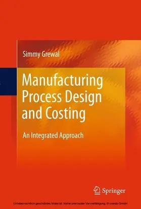 Grewal | Manufacturing Process Design and Costing | E-Book | www.sack.de