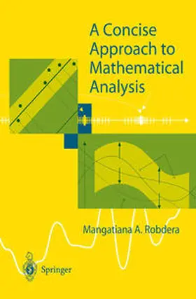 Robdera | A Concise Approach to Mathematical Analysis | E-Book | sack.de