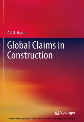 Haidar |  Global Claims in Construction | eBook | Sack Fachmedien