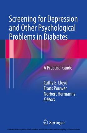 Lloyd / Pouwer / Hermanns | Screening for Depression and Other Psychological Problems in Diabetes | E-Book | sack.de
