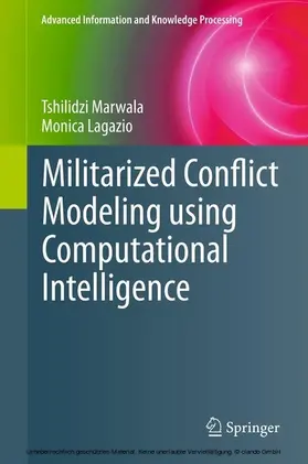 Marwala / Lagazio | Militarized Conflict Modeling Using Computational Intelligence | E-Book | sack.de