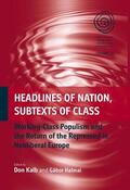 Halmai / Kalb |  Headlines of Nation, Subtexts of Class | Buch |  Sack Fachmedien